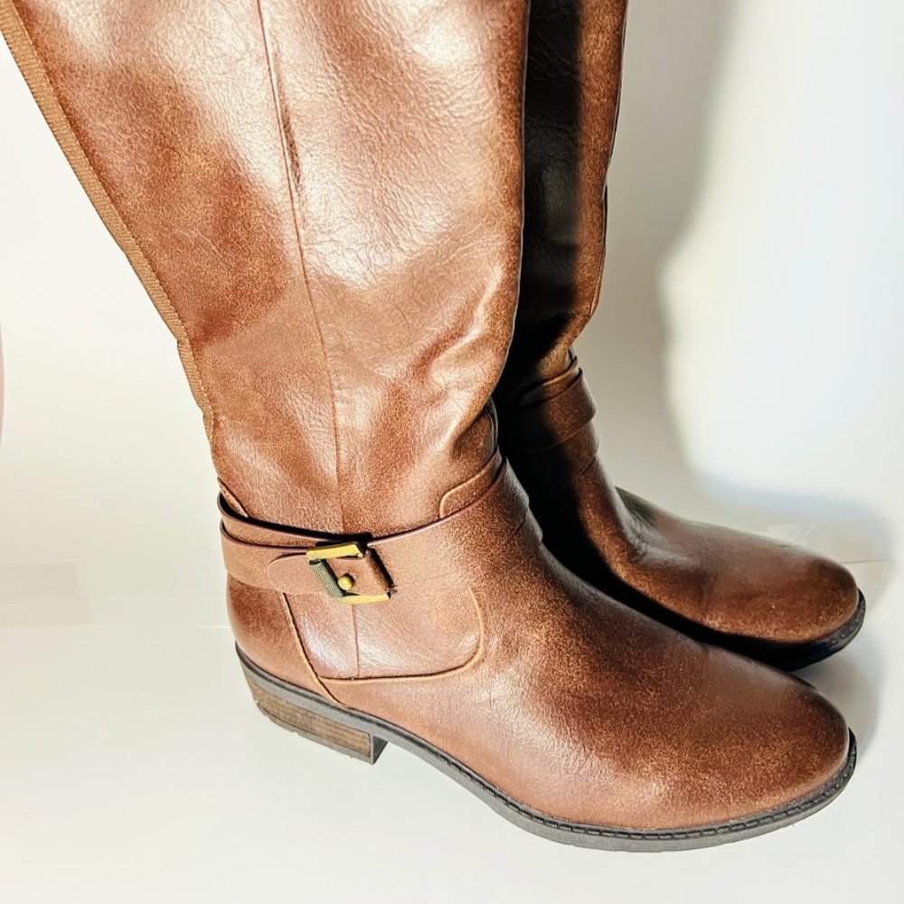 NEW BareTraps Women's Yalina Western Boots Dark Brown Size 7